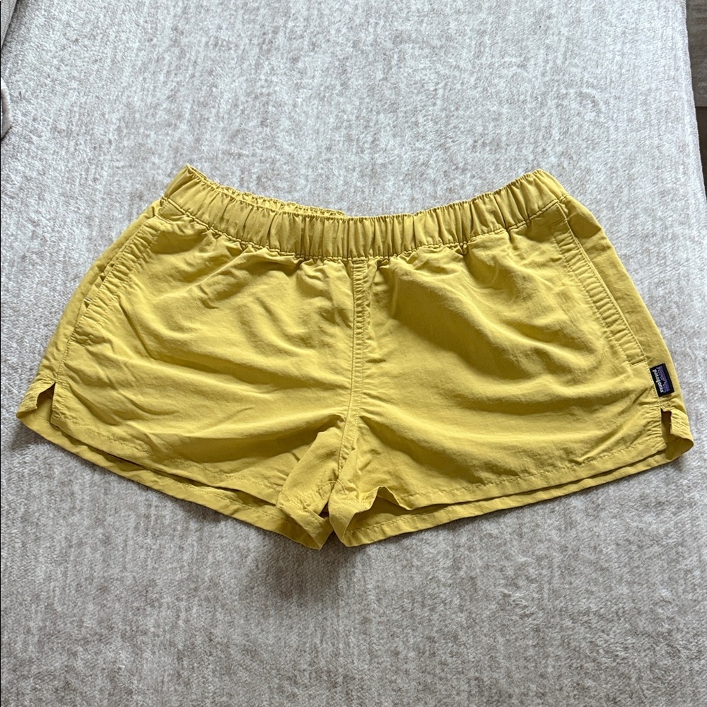 Patagonia Yellow Women's Athletic Shorts